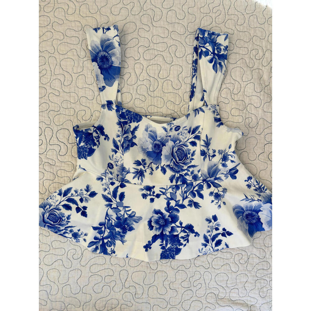 Maeve (anthropology) Floral Women's Crop Top Size XS NWOT